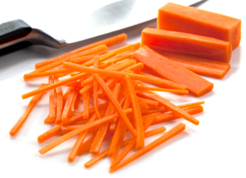 julienned carrots