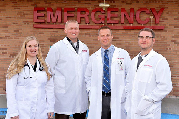 Emergency Room staff at New Ulm Medical Center