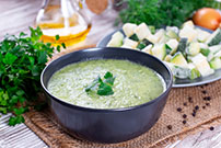 chilled zucchini curry soup 1215981814