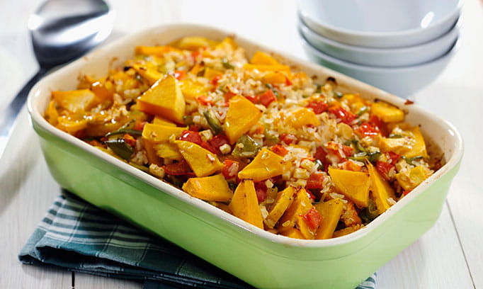 recipe turkey squash wild rice hotdish / casserole