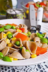 microwave pasta salad 479721548
