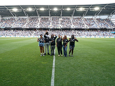 MNUFC fans at Allianz Field