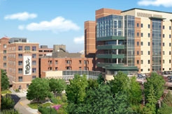 photo of the Abbott Northwestern Hospital campus