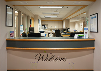 reception desk