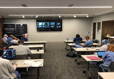 Advanced Cardiovascular Imaging Fellowship Picture1 in classroom