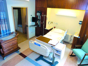 Interior of a post-partum room. Photo courtesy of Owatonna People's Press