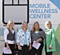 Women at the Mobile Wellness Center