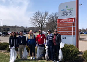 the regina hospital green team