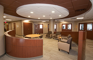 united spine care family waiting area