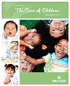 the cover of Guide for the Care of Children includes a photo of a baby, a toddler and a 5 year-old