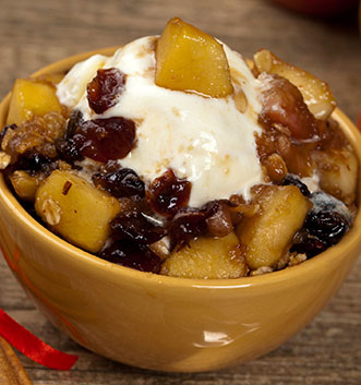 make breakfast sweet with this apples and cherries compote recipe