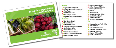 Meet your vegetables recipe book