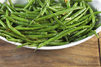 steamed seasoned green beans recipe