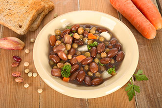 vegetable and kidney bean soup recipe
