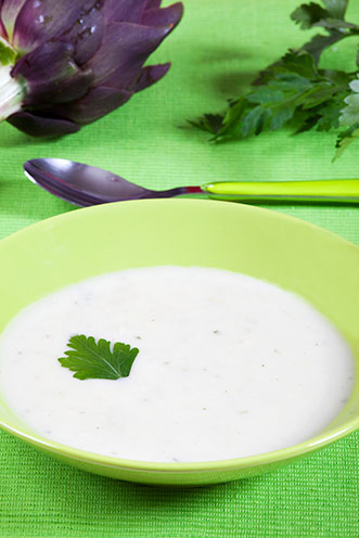leek artichoke soup recipe