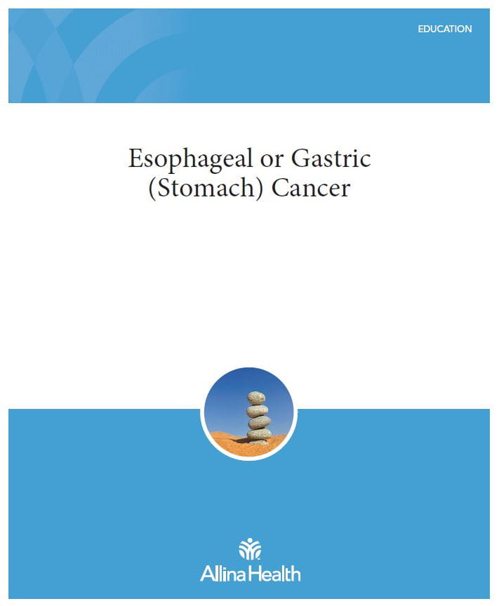 Esophageal or Gastric Stomach Cancer manual