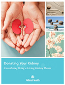 donating your kidney booklet cover