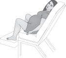 semi sitting position