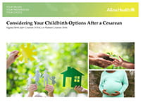 childbirth options after cesarean