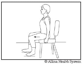 knee bending stretch step2