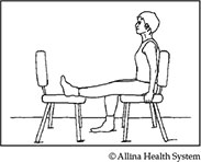 knee straightening stretch
