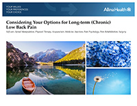 considering your options for long term chronic low back pain cover