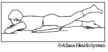 prone hip extension