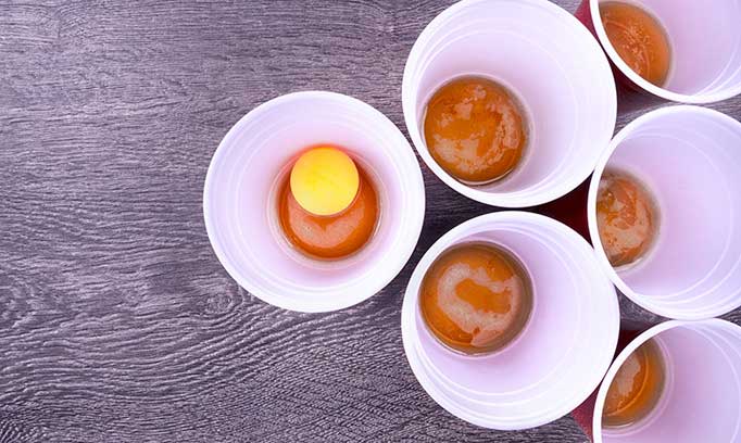 College drinking game pong