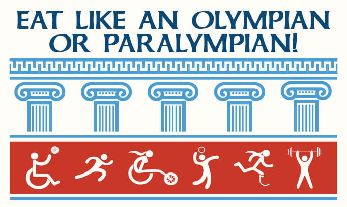 how to eat like an Olympian