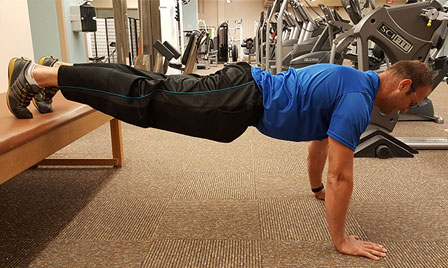 elevated plank
