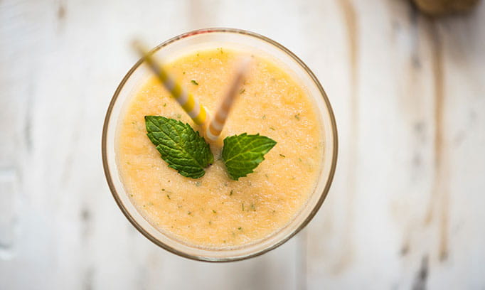 ginger melon smoothie a good breakfast option