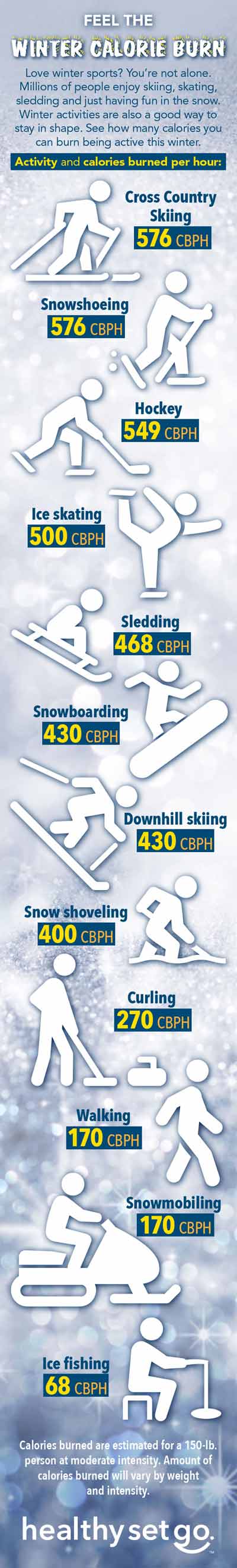 winter exercises to burn calories