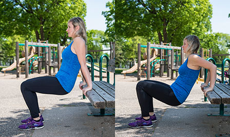 Playground Workout_Bench Dips
