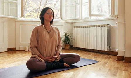 yoga is great for relaxation and calming