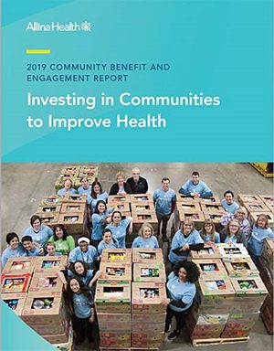 2019 report cover for Community Benefit and Engagement