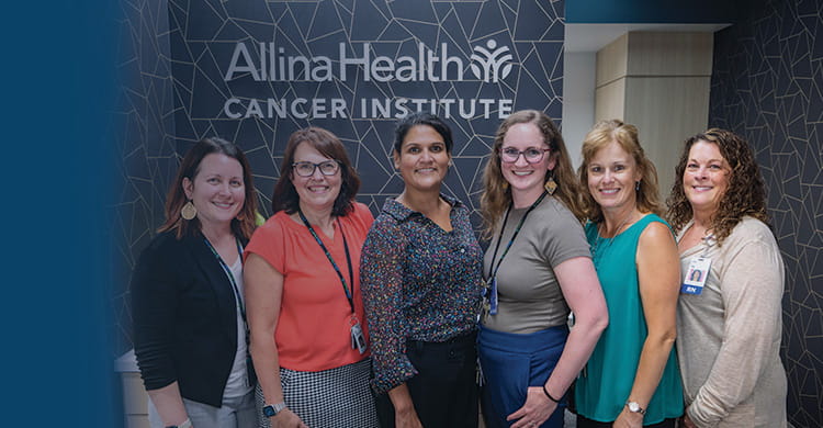 group of Allina Health Cancer Institute employees