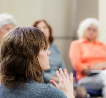 cancer support group of people