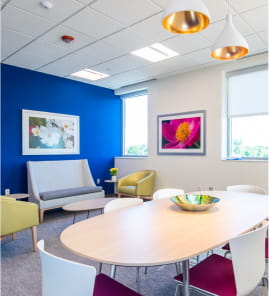 cancer treatment infusion center family lounge