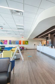 cancer waiting room at one of many cancer locations at allina health 184x279