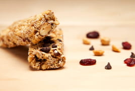 granola bar snack at cancer center