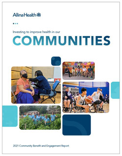 2021 Community Benefit and Engagement Reportcover