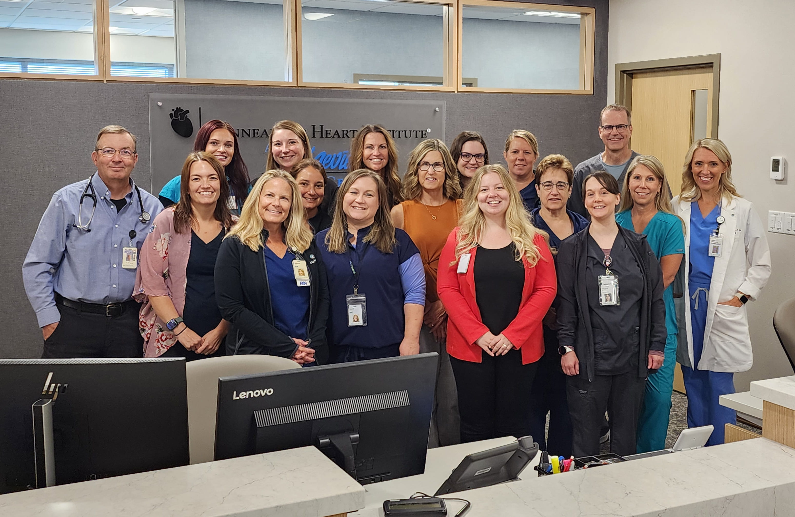 Heart care team gathers in new clinic space in Waconia