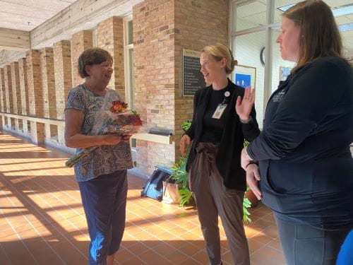 Flowers at CKRI open house