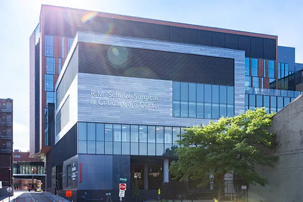 Exterior of Schulze building