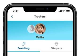 track feedings and diaper changes on the pregnancy app on your phone