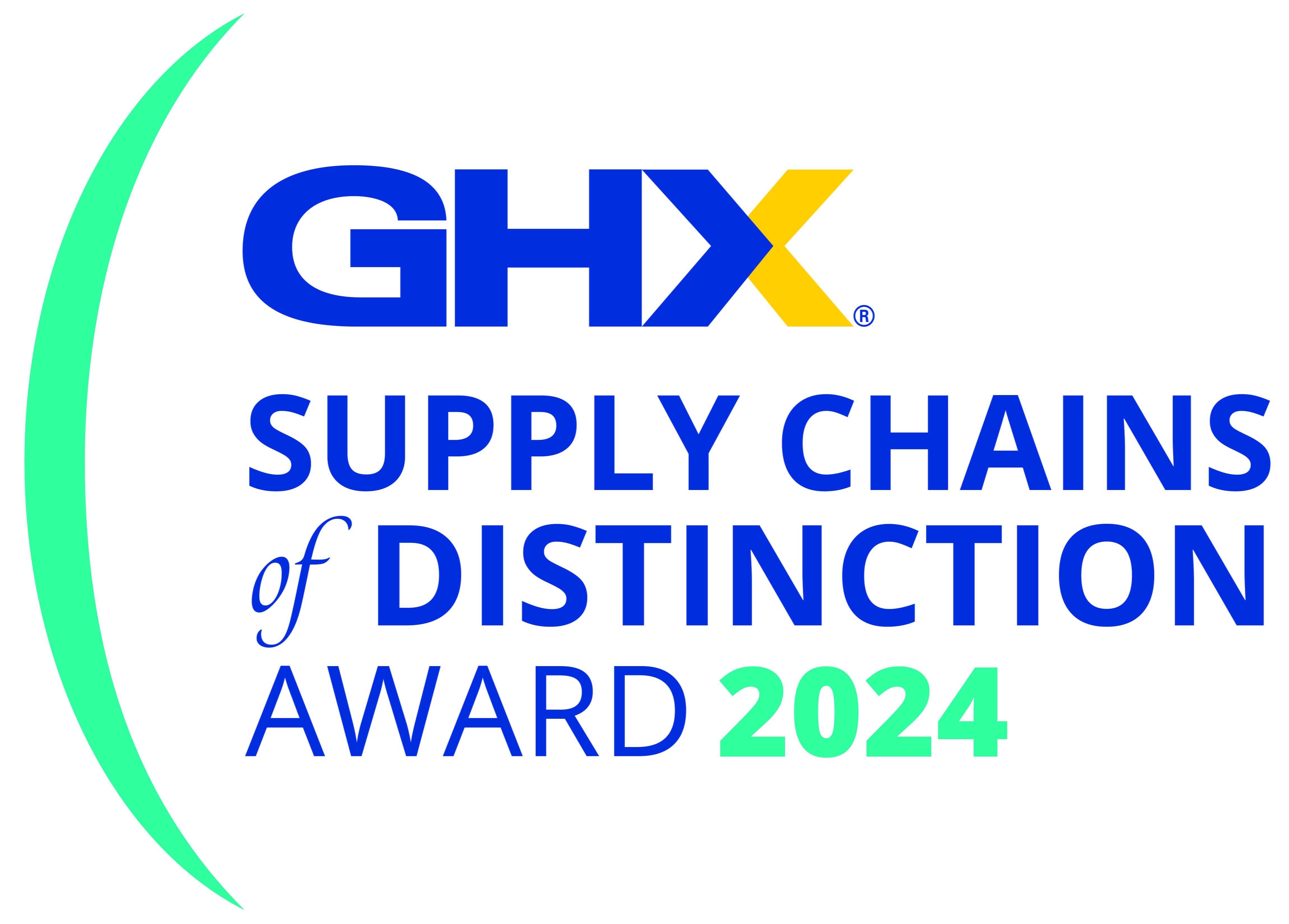 GHX Supply Chains of Distinction Award 2024 Logo