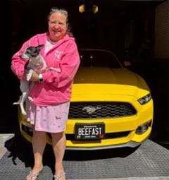 Mindy BE FAST AND pup1