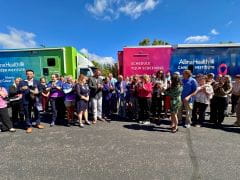 Mobile cancer screening debut
