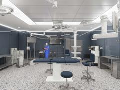 rendering of surgical suite