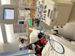 Hodan getting treatment 3